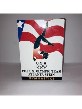 VTG 1996 US Olympic Team Atlanta Georgia Stein Gymnastics Anheuser Busch USA NEW
